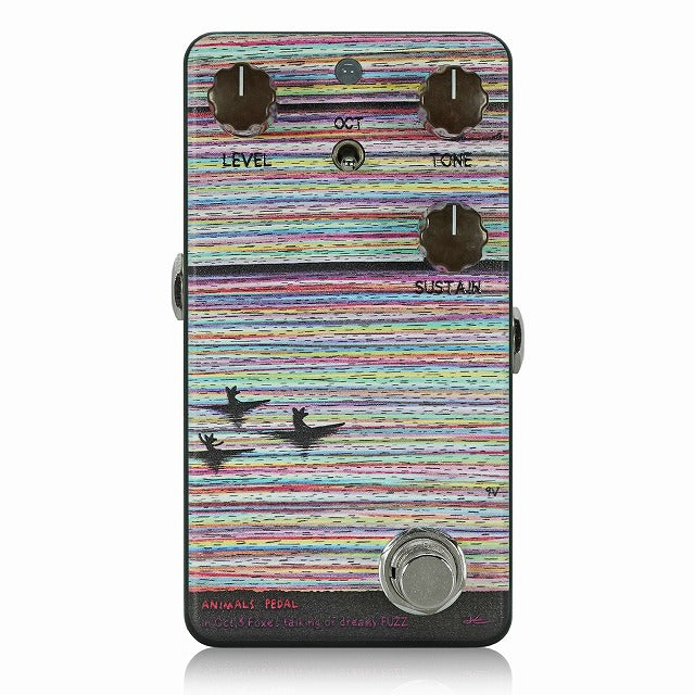 Animals Pedal In Oct,3 Foxes talking of dreamy FUZZ- Effects Pedal