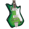 Airline Guitars Jetsons 2P FM - Greenburst Flame - Tone Chambered Electric - NEW!