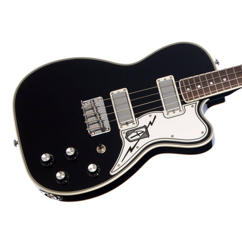 Airline Guitars Tuxedo Tenor - Black - 4 string Electric - NEW!