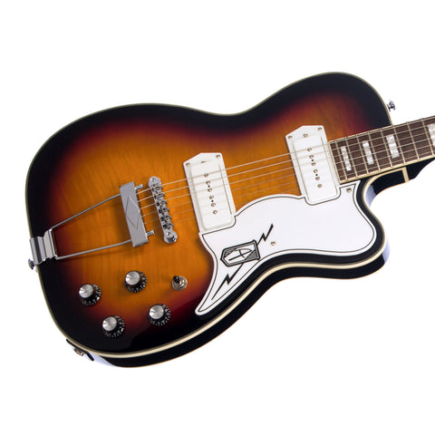 Airline Guitars Tuxedo - Sunburst - Hollowbody Vintage Reissue Electric Guitar - NEW!