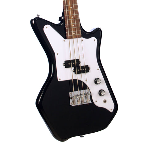 Airline Guitars Jetsons JR Bass - Black - 30.5" Short Scale Electric Bass Guitar - NEW!