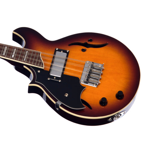 Airline Guitars H35 Batwing Mandolin Left-Handed - Honeyburst - Chambered Solidbody Electric - NEW!