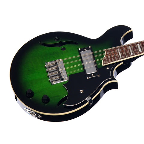 Airline Guitars H35 Batwing Mandolin - Vintage Greenburst - Chambered Solidbody Electric - NEW!