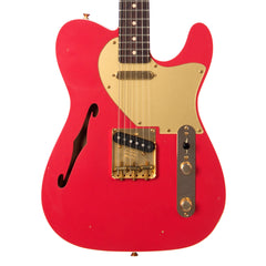 Fender Custom Shop MVP 1960 Thinline Telecaster Custom Journeyman Relic - Fiesta Red w/Olympic White Headstock - Masterbuilt Kyle McMillin - Dealer Select Master Vintage Player Series!