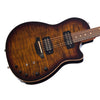 Tom Anderson Crowdster Plus 2 - Tiger Eye Burst with Binding - Custom Boutique Acoustic/Electric Guitar - USED!