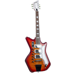 Airline Guitars Jetsons 3P FM - Cherryburst Flame - Tone Chambered Electric - NEW!