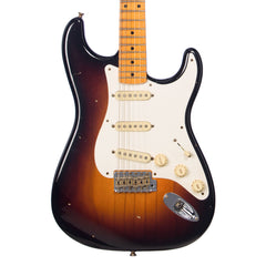 USED Fender Custom Shop 1957 Stratocaster Journeyman Relic - Wide Fade Sunburst - 2019 model, CME Spec Chicago Special Electric Guitar